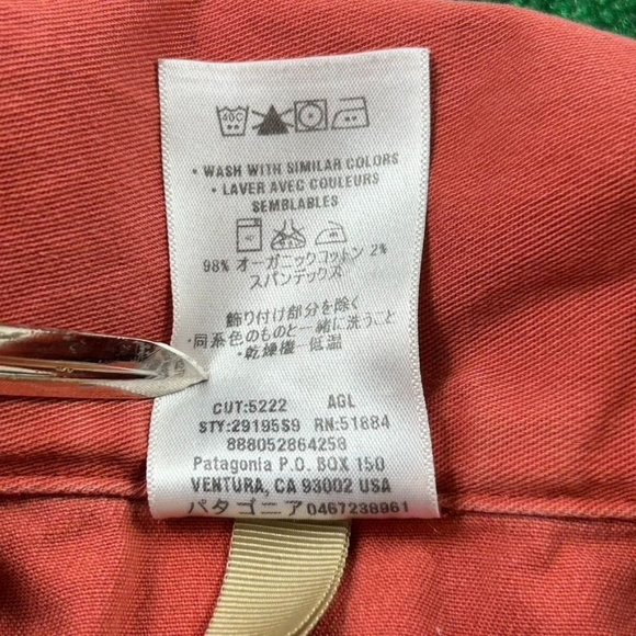 Patagonia Negril Trench Coat Afterglow Jacket‎ Womens Size Small - Picture 7 of 7